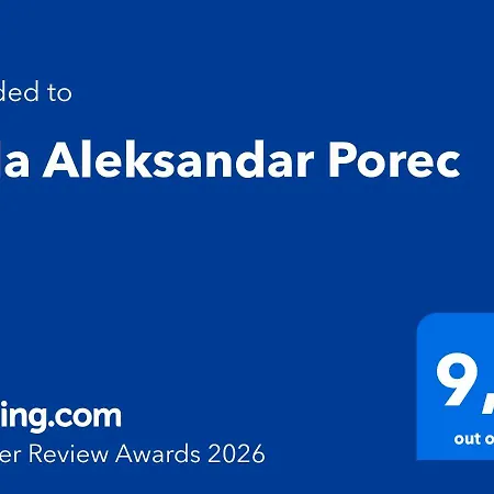 Aleksandar Lejlighed Poreč